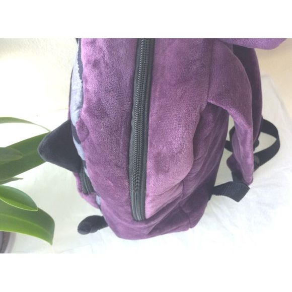 Purple Plush Bagpack color purple‎ for kiddos - Picture 7 of 12